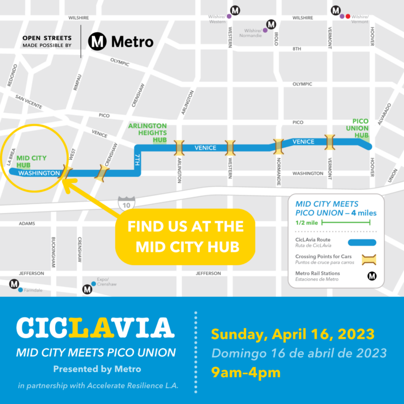 CicLAvia – Mid City meets Pico Union – Metro Bike Share