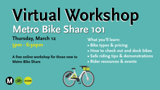 Virtual workshop poster with event details